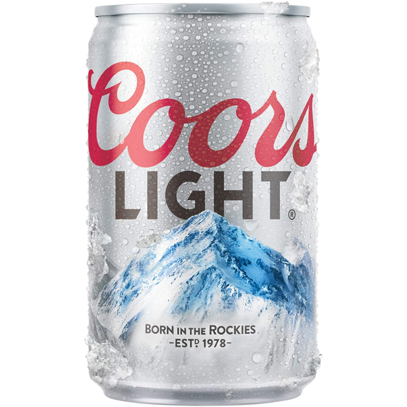Coors Light Lata 8 Oz